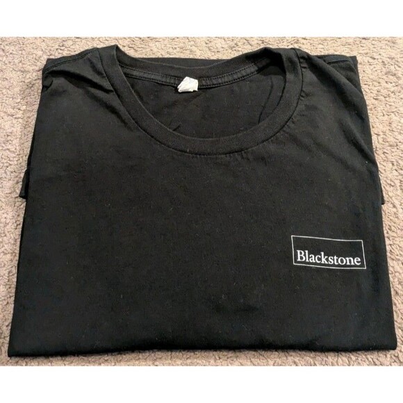 Blackstone Inc Investment Management Employee Black T-Shirt Men's XL - Picture 1 of 6